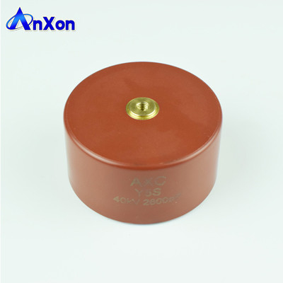 Китай Керамические конденсаторы низкой цены конденсатора 40KV 2600PF 40KV 262 AXCT8G40S262KDB Y5S высоковольтные поставщик