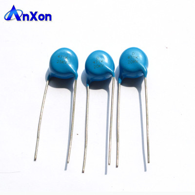 Китай Керамический конденсатор HV подводящего провода диска конденсатора 20KV 470PF 471 HV голубой поставщик