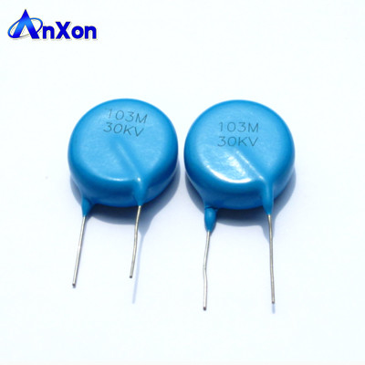 Китай Керамический конденсатор провода конденсатора 30KV 10000PF 103 высоковольтного диска керамический поставщик