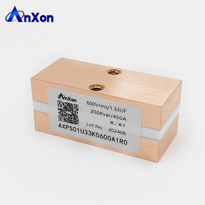 800В 0,33УФ 300А Мощность 200Квар Мощность фильмовых конденсаторов AXPS00U33K0800A1R0 поставщик